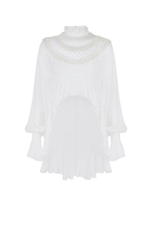 Elisabetta Franchi Blusa Donna in viscosa con rouches
