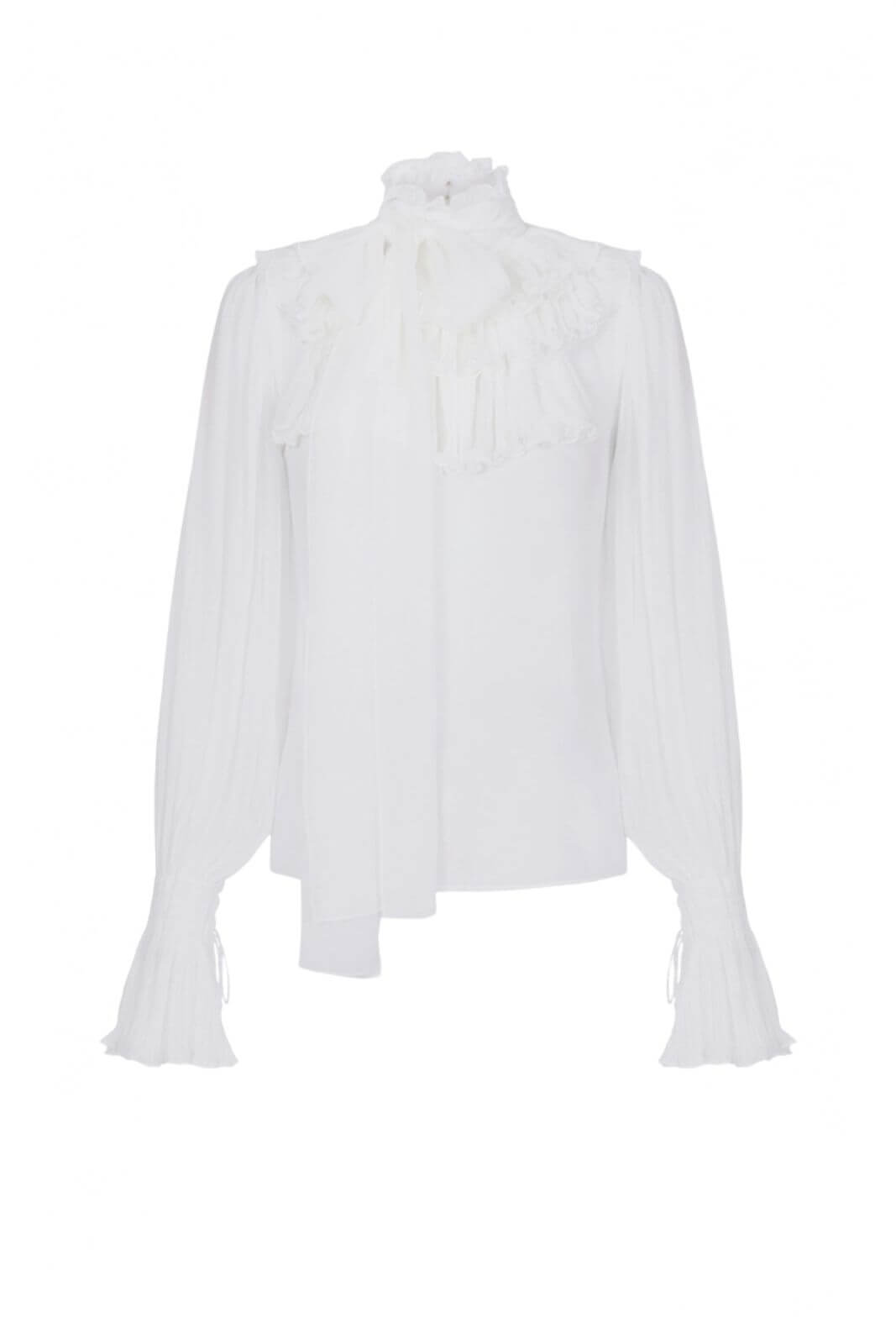 Elisabetta Franchi Blusa Donna in georgette con fusciacca