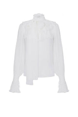 Elisabetta Franchi Blusa Donna in georgette con fusciacca