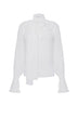 Elisabetta Franchi women's georgette blouse with sash