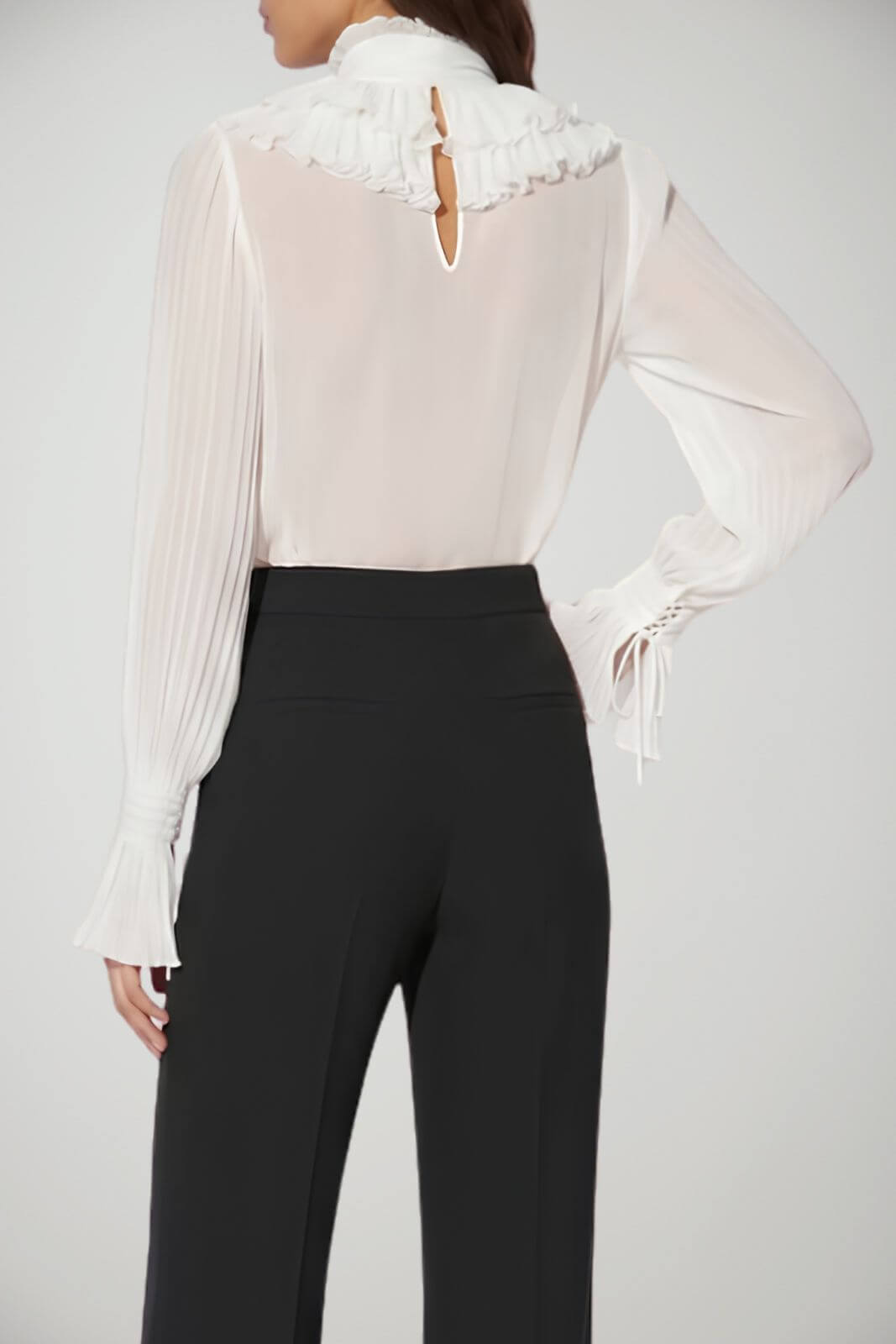 Elisabetta Franchi Blusa Donna in georgette con fusciacca