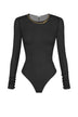 Body da donna Elisabetta Franchi in tulle con collana fronte