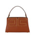 Elisabetta Franchi Borsa Donna a mano in ecopelle / Tabacco