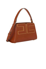 Elisabetta Franchi Borsa Donna a mano in ecopelle / Tabacco