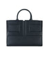 Borsa da donna Elisabetta Franchi shopper con maxi logo in ecopelle martellata fronte