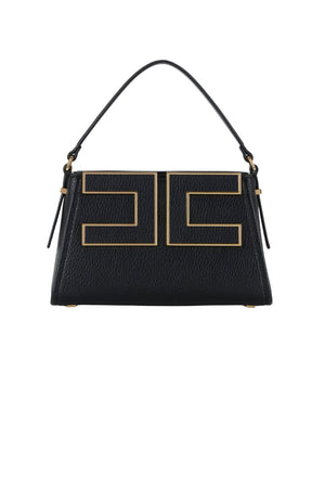 Borsa tote da donna Elisabetta Franchi con logo e tracolla fronte