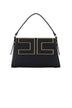 Borsa tote da donna Elisabetta Franchi con logo e tracolla fronte