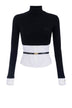 Elisabetta Franchi Women's Double-Cloth Sweater with Belt