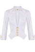 Camicia da donna Elisabetta Franchi con ganci in metallo fronte