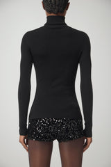 Dolcevita da donna Elisabetta Franchi con taschino retro