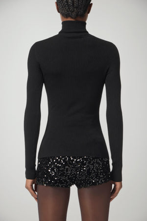 Dolcevita da donna Elisabetta Franchi con taschino retro