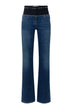 Jeans da donna Elisabetta Franchi con inserto in vita fronte