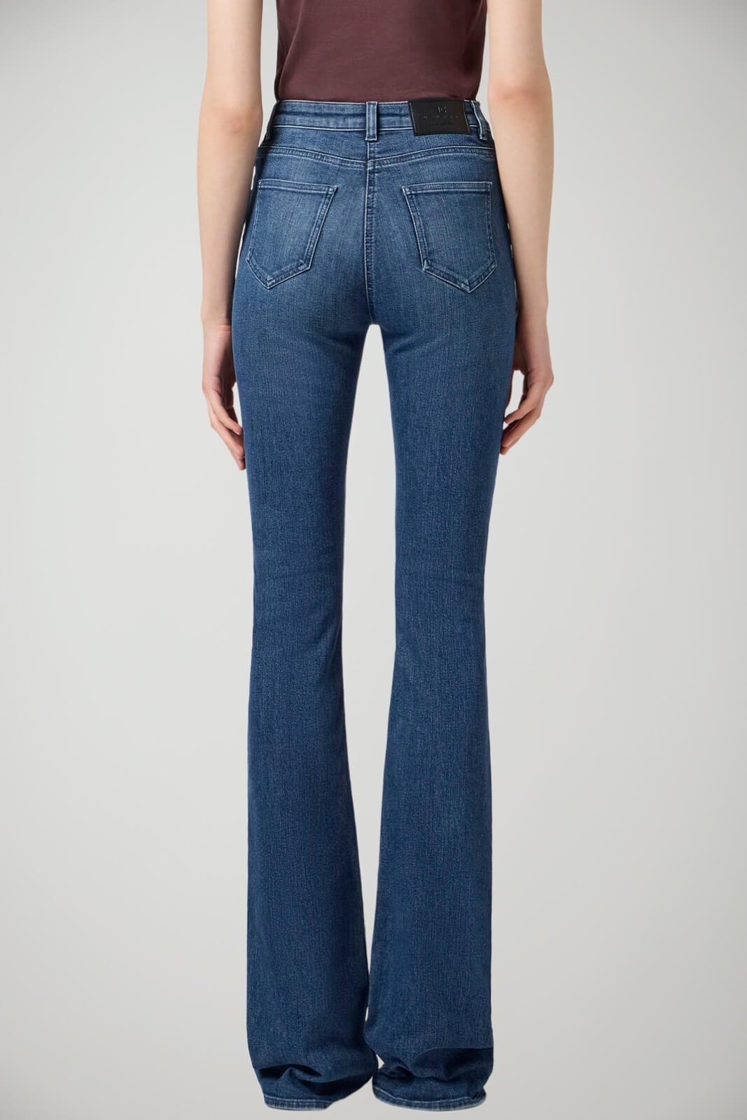 Jeans da donna Elisabetta Franchi bootcut slim fit retro