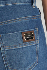 Jeans donna Elisabetta Franchi flare a zampetta dettaglio 1