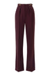 Pantaloni da donna Elisabetta Franchi in crepe con gioiello posteriore fronte