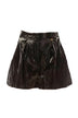Short da donna Elisabetta Franchi con logo metallico fronte