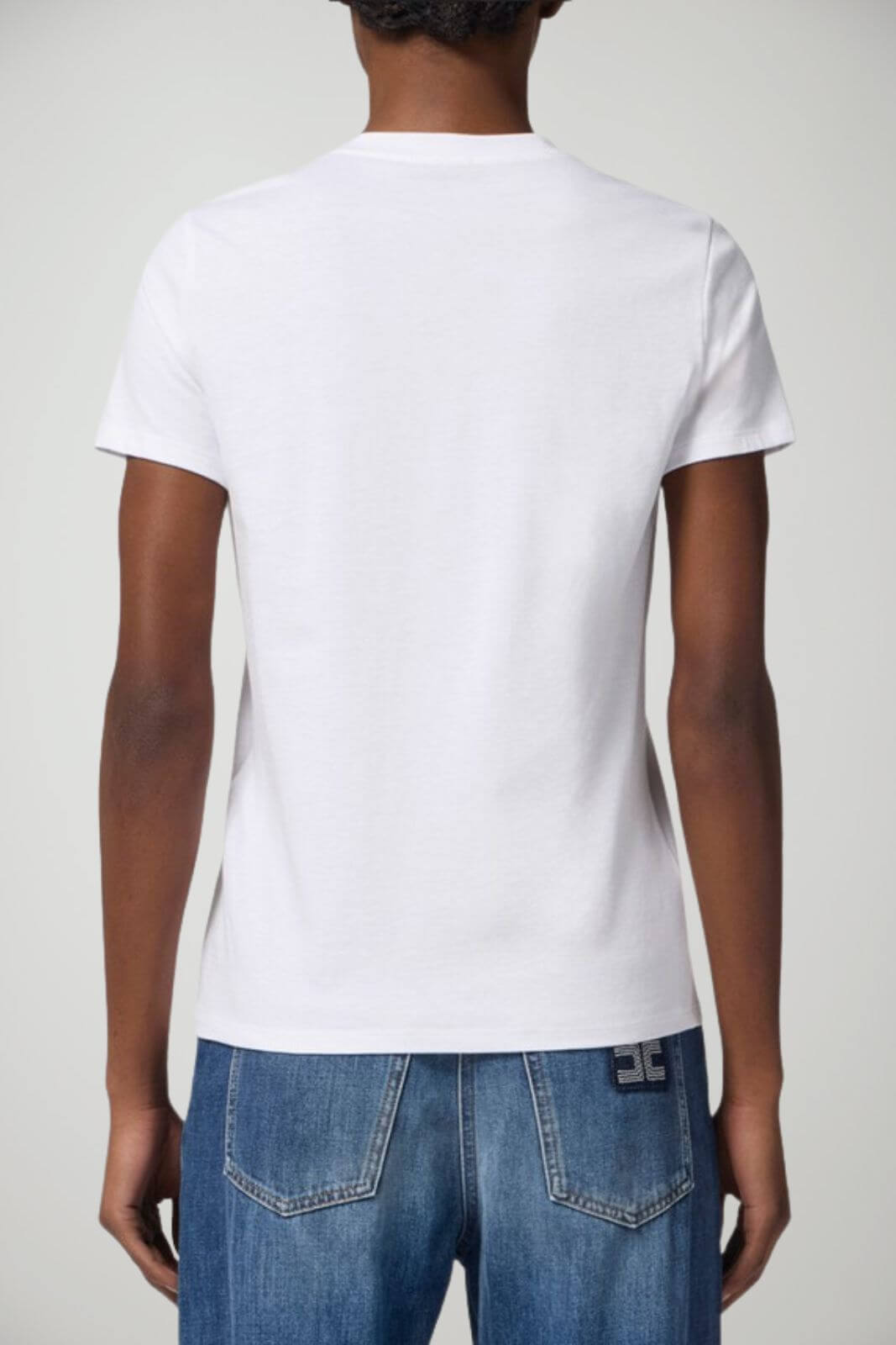 Elisabetta Franchi T-Shirt Donna con logo ricamato