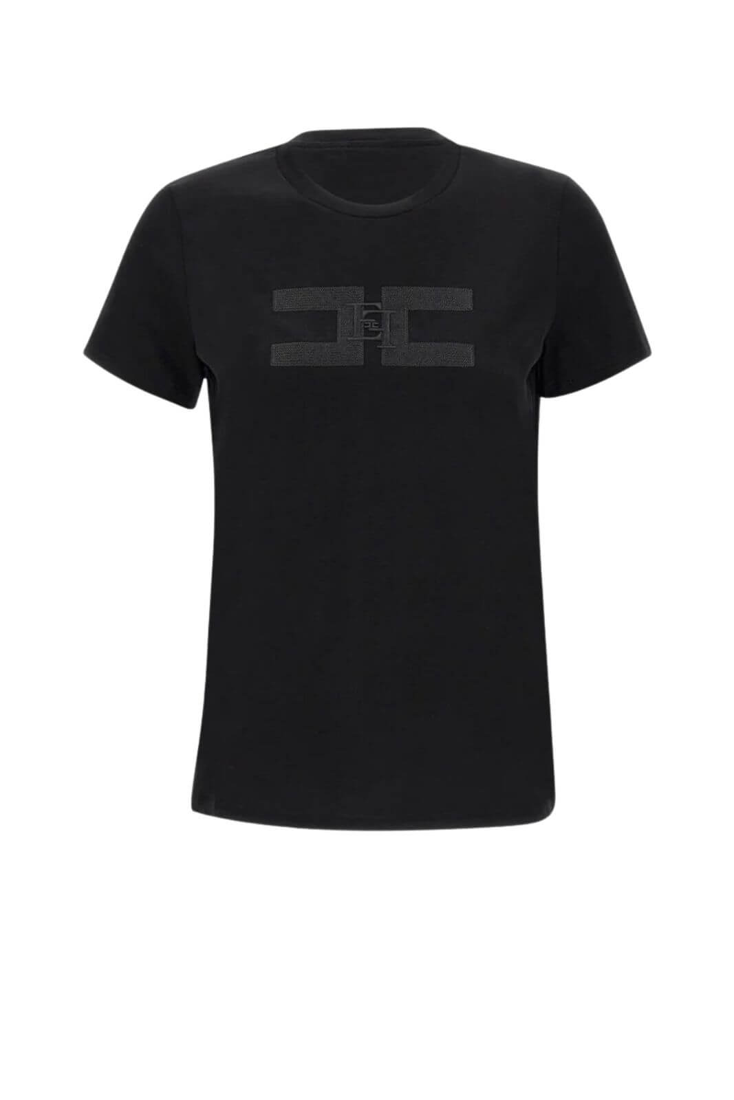 Elisabetta Franchi T-Shirt Donna con logo ricamato