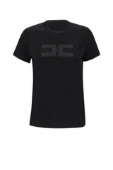 Elisabetta Franchi T-Shirt Donna con logo ricamato