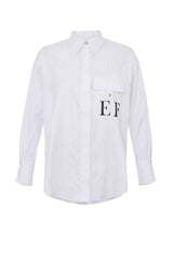 Elisabetta Franchi Women's Striped Poplin Shirt