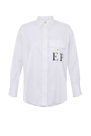 Elisabetta Franchi Women's Striped Poplin Shirt