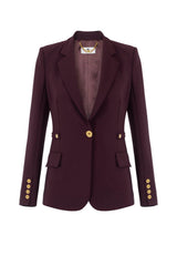 Elisabetta Franchi Women's Crepe Jacket with Jewel