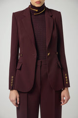 Elisabetta Franchi Women's Crepe Jacket with Jewel