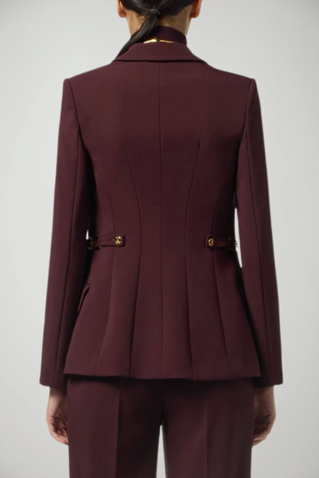 Elisabetta Franchi Women's Crepe Jacket with Jewel