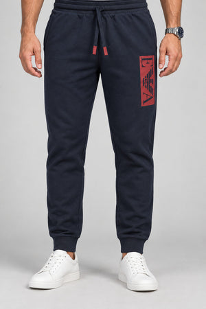 Emporio Armani Pantaloni Uomo in felpa con stampa