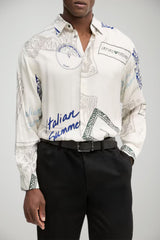 Emporio Armani Camicia Uomo stampa all over