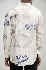 Emporio Armani Camicia Uomo stampa all over