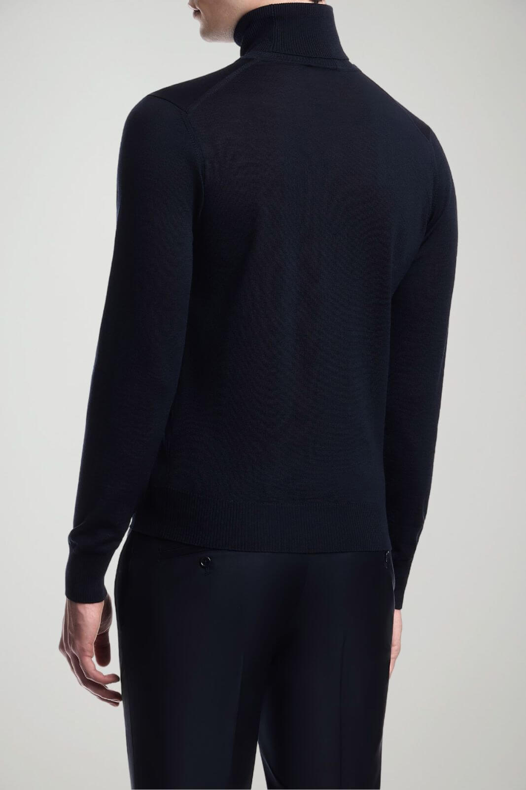 Emporio Armani Dolcevita Uomo in lana vergine / Navy