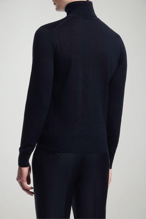 Emporio Armani Dolcevita Uomo in lana vergine / Navy