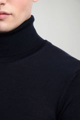 Emporio Armani Dolcevita Uomo in lana vergine / Navy