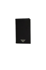 Emporio Armani Portacarte Uomo con logo in metallo