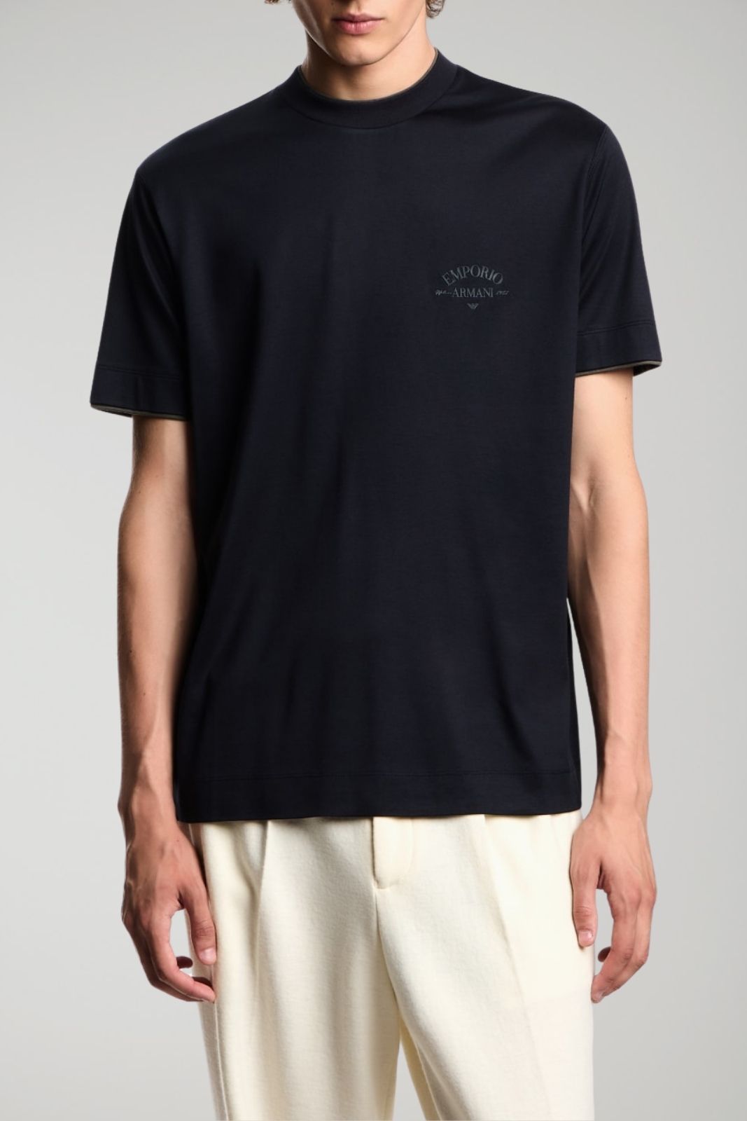 Emporio Armani T Shirt uomo con dettaglio