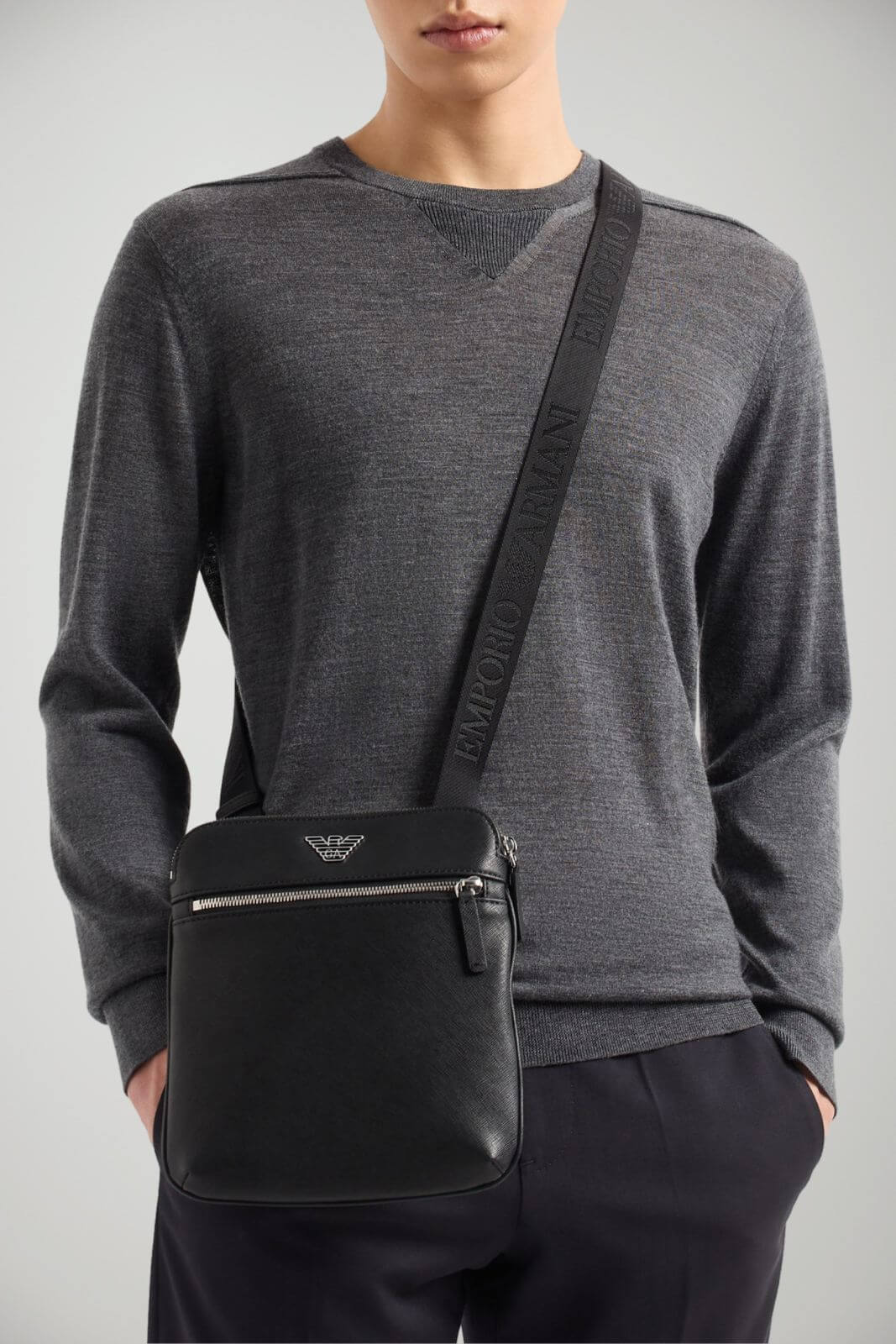 Emporio Armani Borsa Uomo Messenger Piattina
