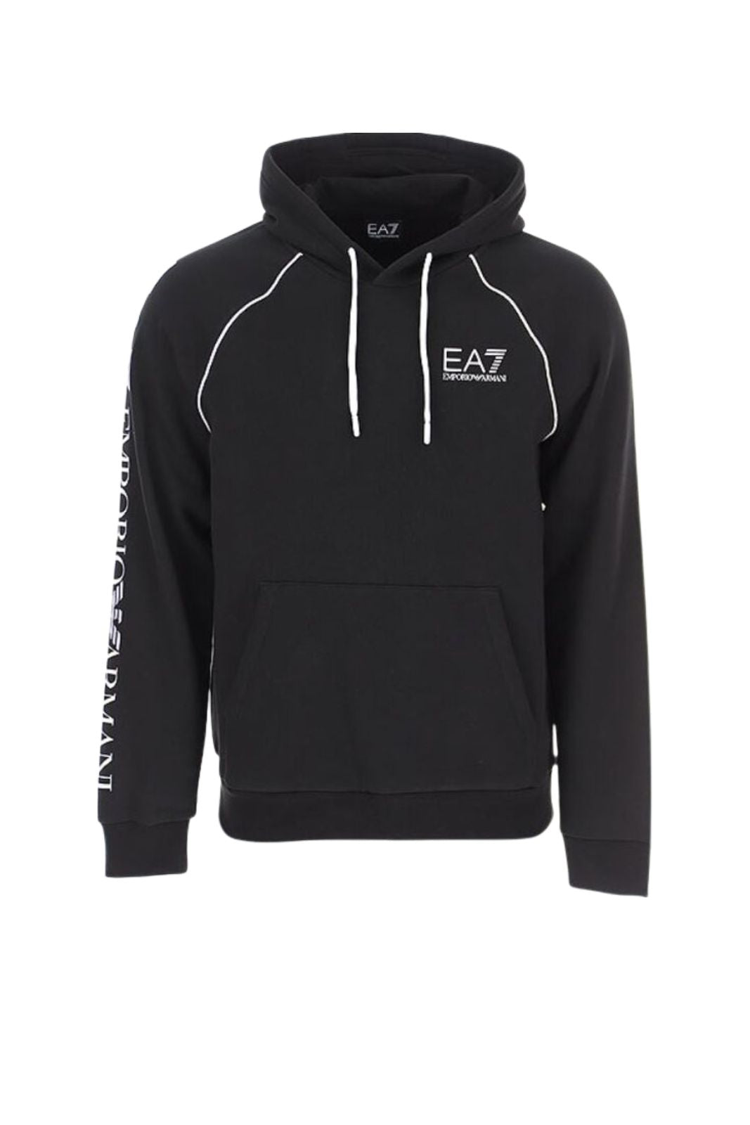 Emporio Armani Felpa Uomo logo centrale riflettente