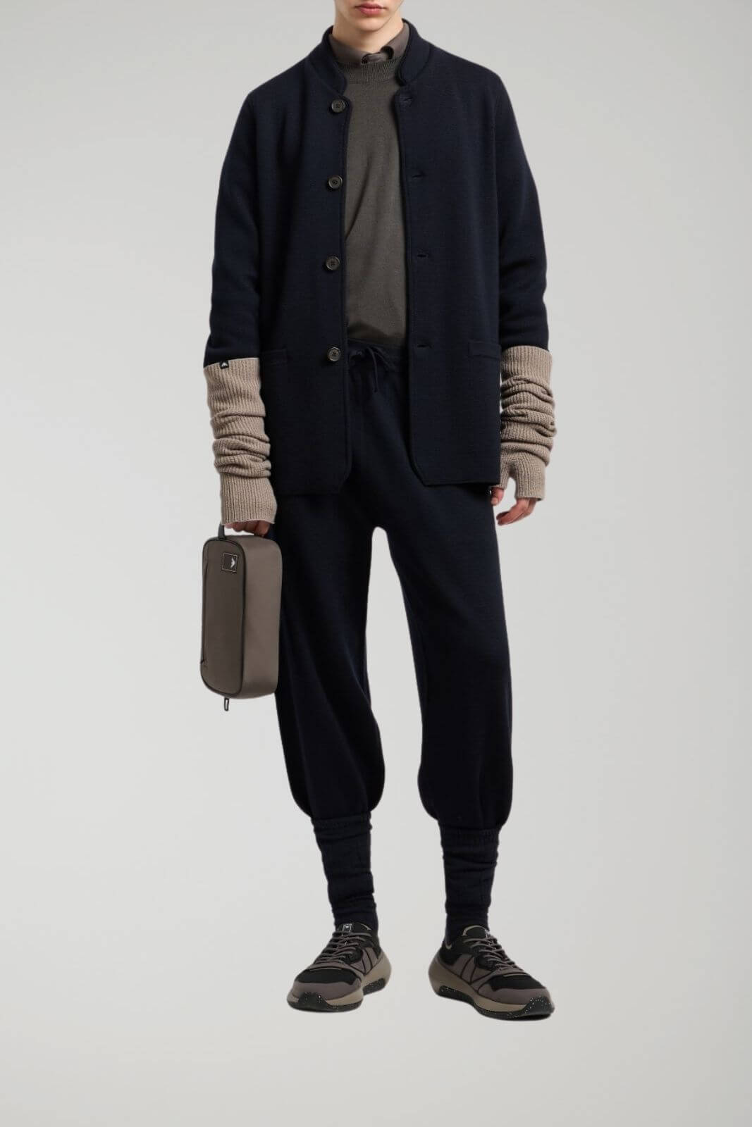 Emporio Armani maglia uomo in lana rasata