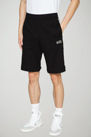 Emporio Armani Bermuda Uomo in felpa con bande laterali