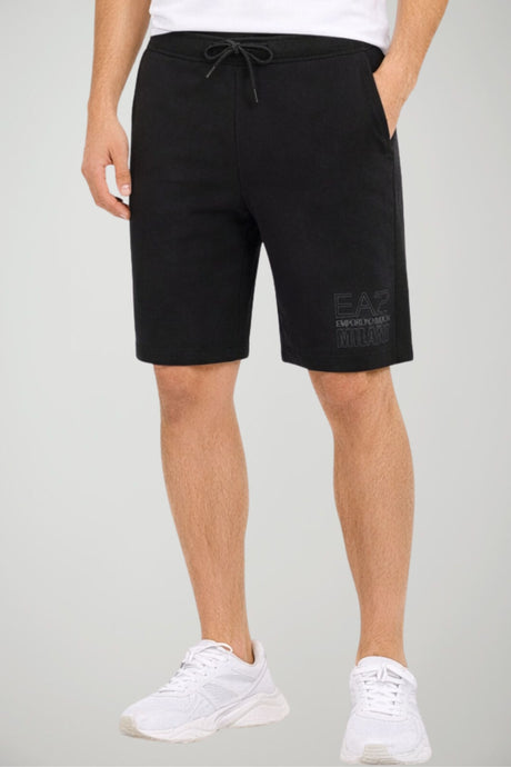 Emporio Armani Bermuda Felpati Uomo con Coulisse Elasticizzata