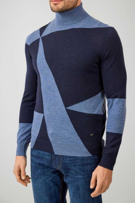 Emporio Armani Dolcevita Uomo in lana color block