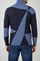 Emporio Armani Dolcevita Uomo in lana color block