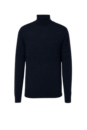 Emporio Armani Dolcevita Uomo in lana con righe jacquard