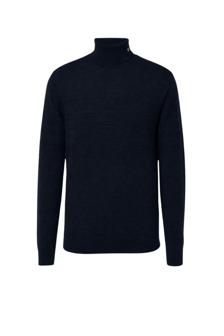 Emporio Armani Dolcevita Uomo in lana con righe jacquard