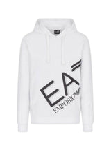 Emporio Armani Felpa Uomo con cappuccio e maxi stampa