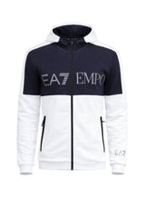 Emporio Armani Felpa Uomo colorblock con cappuccio
