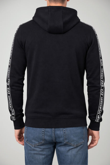 Emporio Armani Felpa Uomo full zip con bande logate