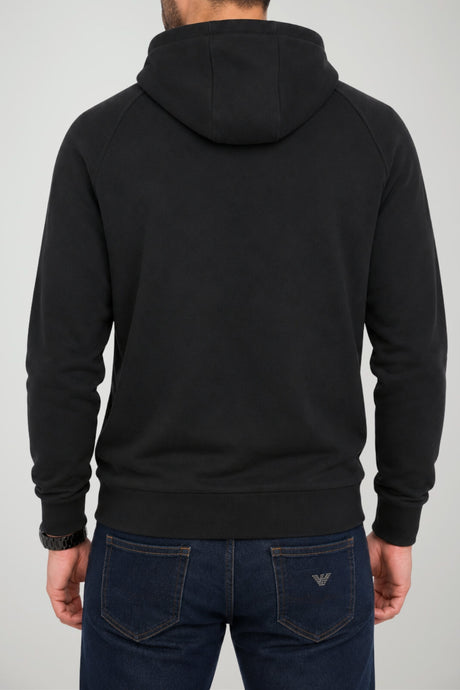Emporio Armani Felpa Uomo stampa logo sul torace