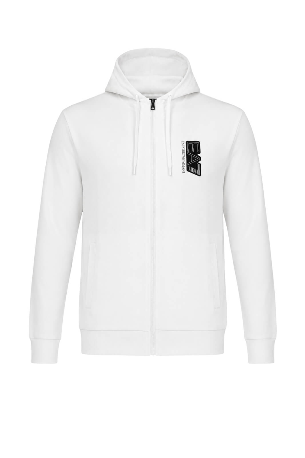 Emporio Armani Felpa full zip con cappuccio
